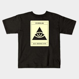 US Dollar All Seeing Eye Kids T-Shirt